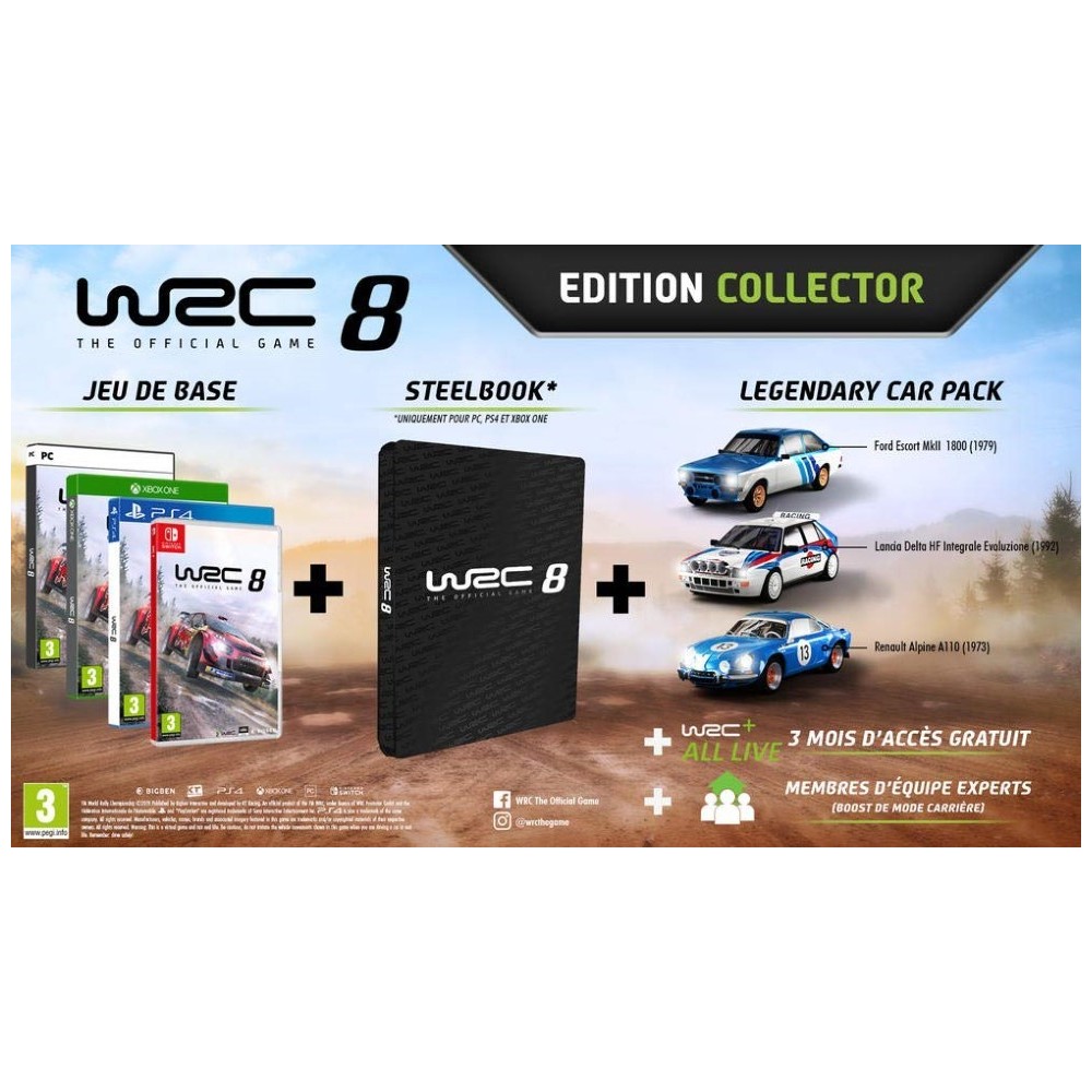 WRC 8 COLLECTOR PS4 UK NEW