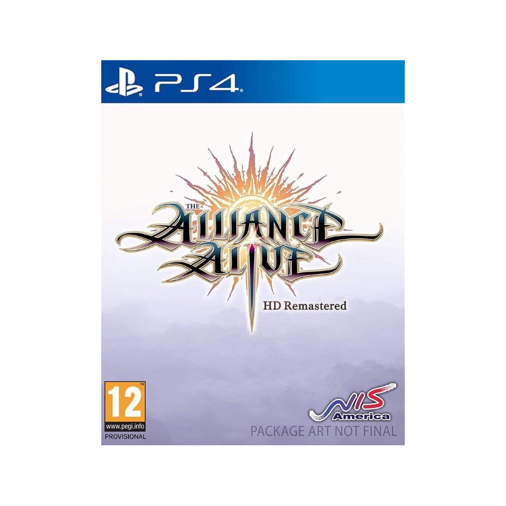 THE ALLIANCE ALIVE HD REMASTERED AWAKENING EDITION PS4 UK NEW
