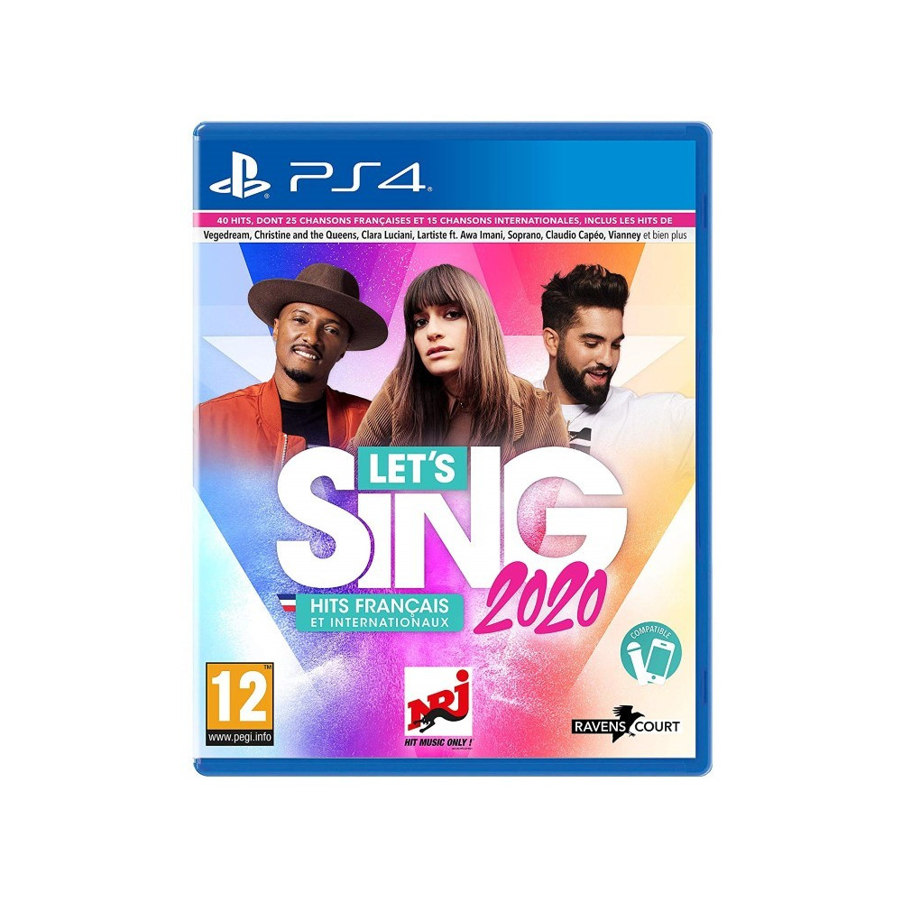 Trader Games LET S SING 2020 HITS FRANCAIS ET INTERNATIONAUX PS4 FR NEW on Playstation 4