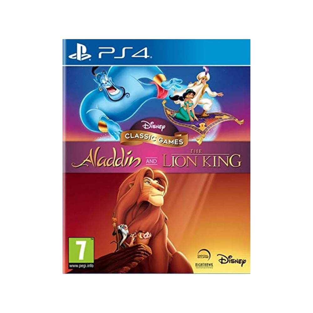 DISNEY CLASSIC GAMES ALADDIN AND THE LION KING PS4  FR NEW