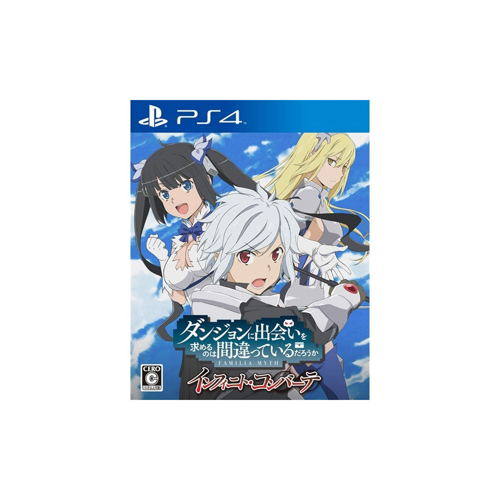 IS IT WRONG TO TRY TO PICK UP GIRLS IN A DUNGEON? INFINITE COMBATE PS4 JAP NEW