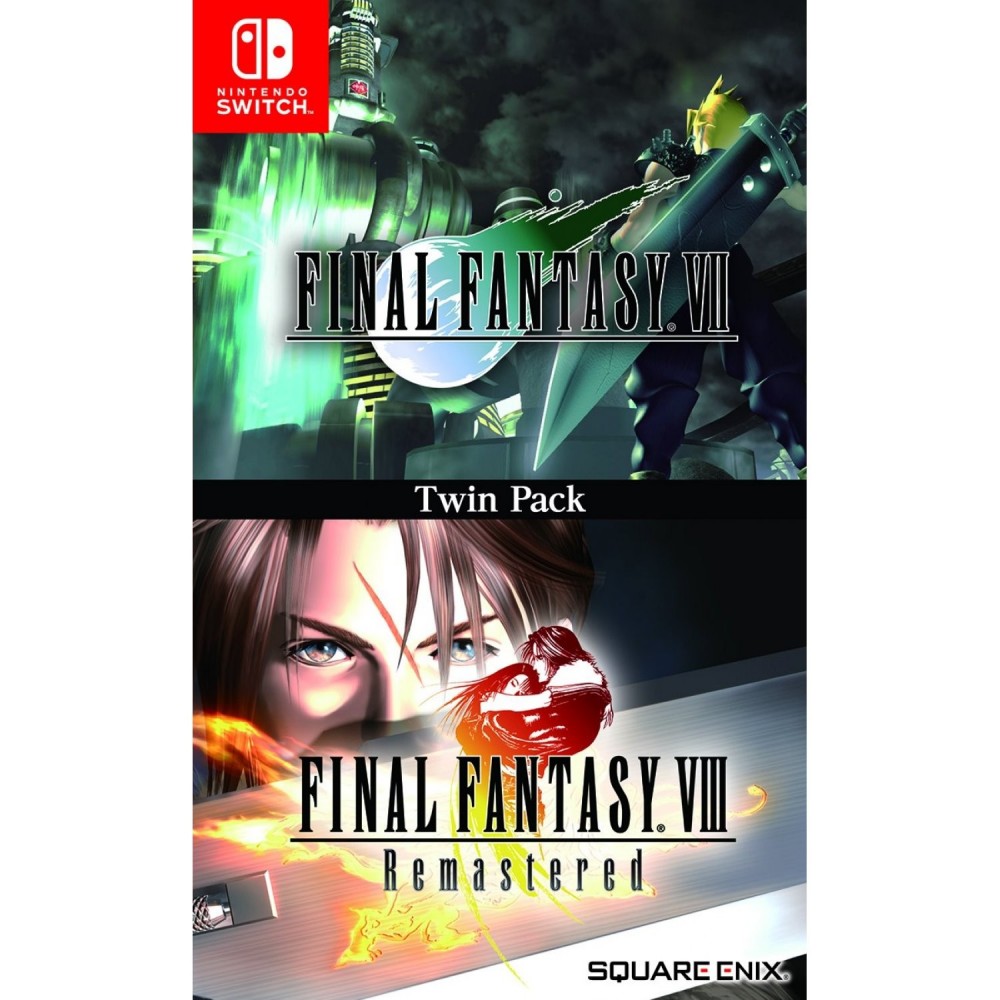 FINAL FANTASY VII & FINAL FANTASY VIII REMASTERED TWIN PACK SWITCH AVEC TEXTE EN FRANCAIS OCCASION