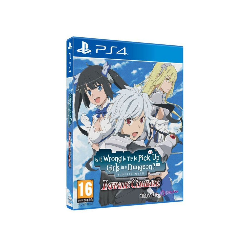 IS IT WRONG TO TRY TO PICK-UP GIRLS IN A DUNGEON ? INFINITE COMBAT(DANMACHI) PS4 FR NEW