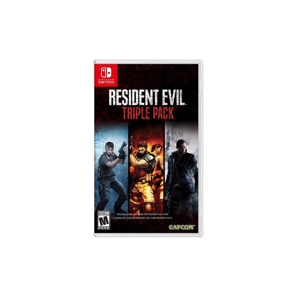 RESIDENT EVIL TRIPLE PACK SWITCH US OCCASION