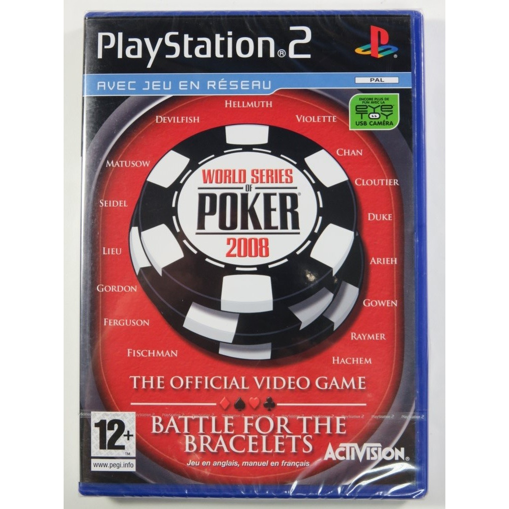 WORLD SERIES OF POKER 08 2008 PS2 PAL-FR NEW