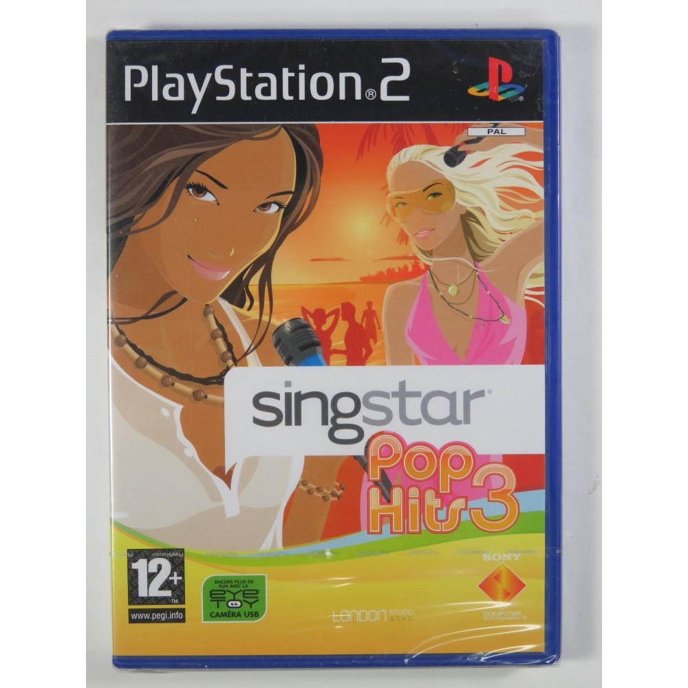 SINGSTAR POP HITS 3 PS2 PAL-FR NEW