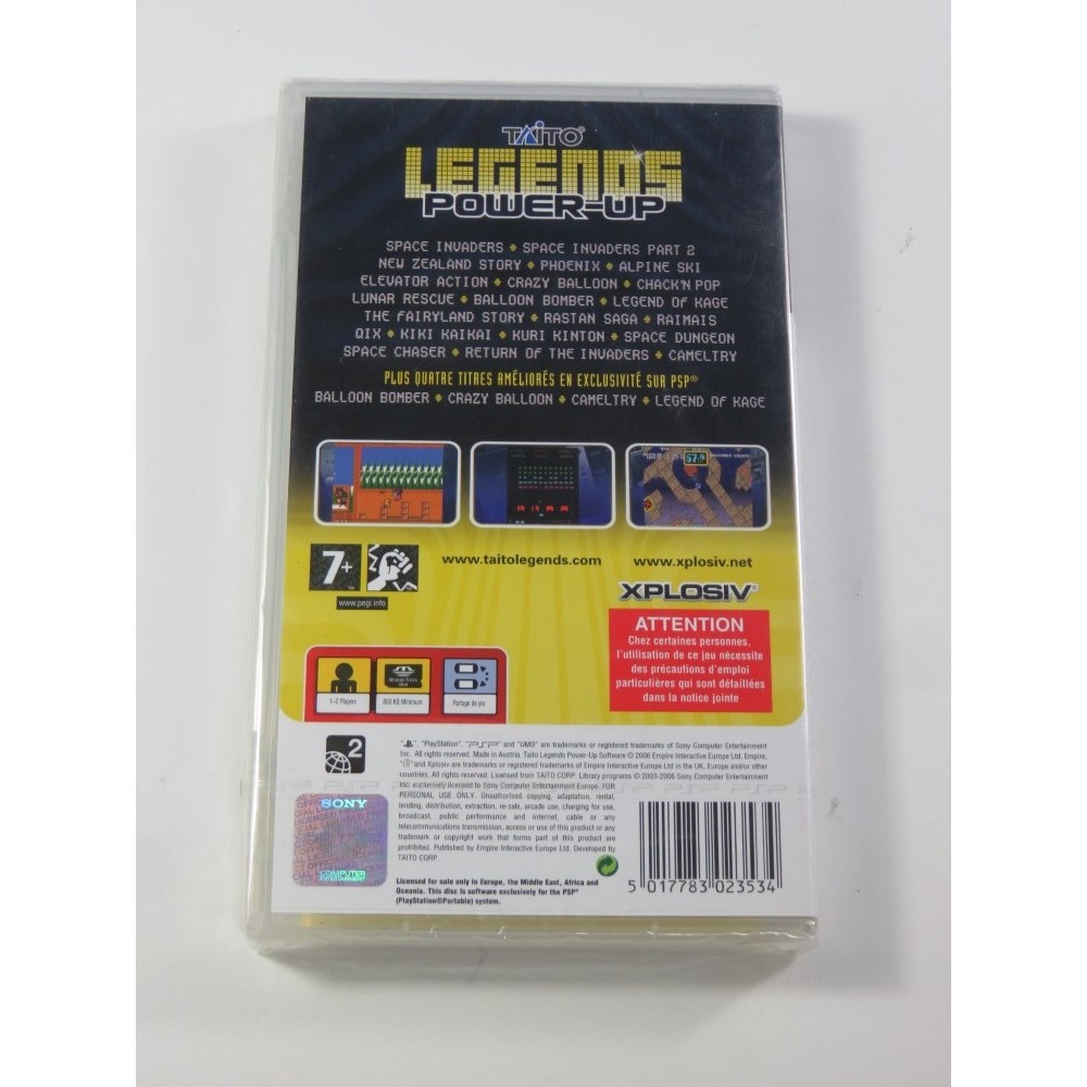 TAITO LEGENDS POWERS UP PSP EURO NEW