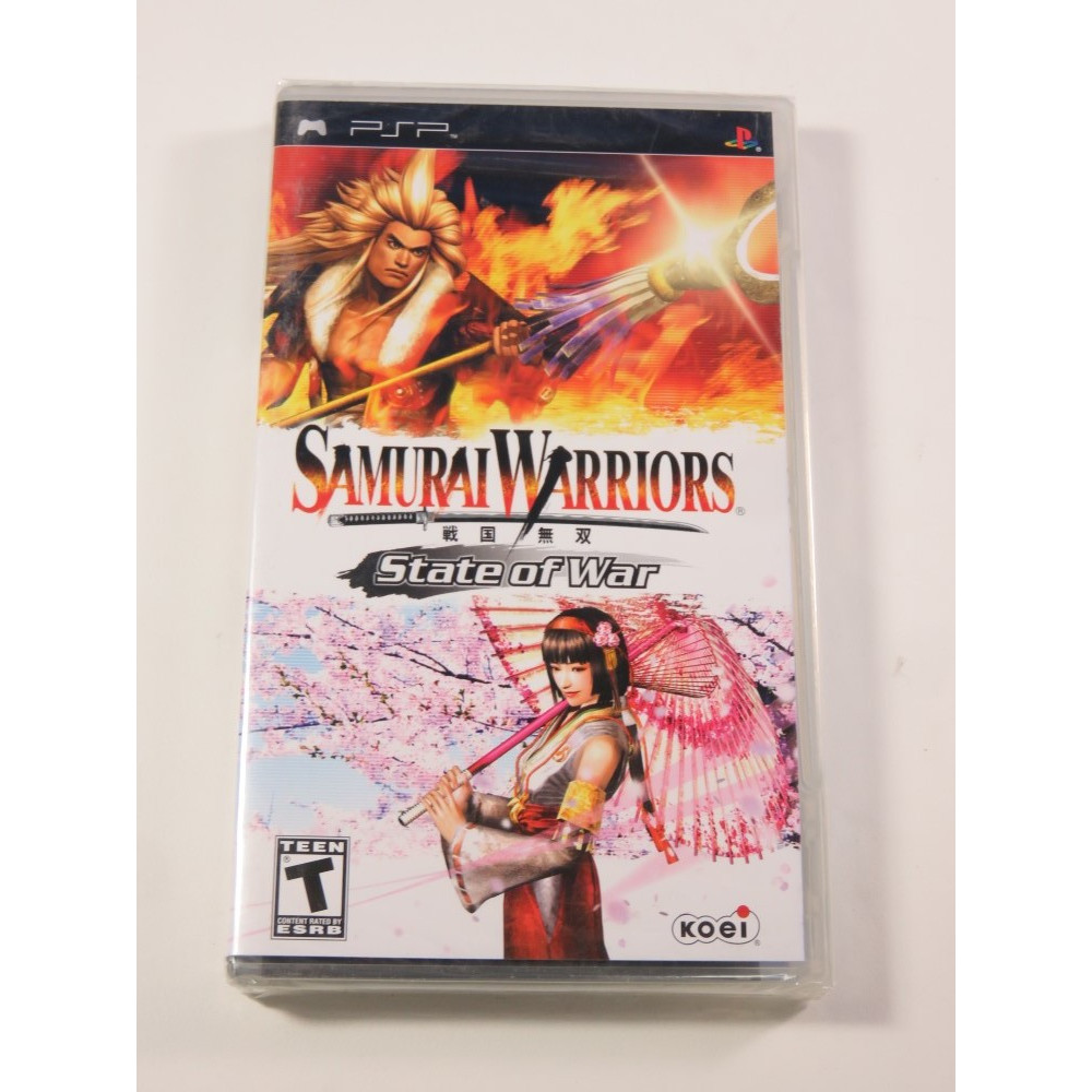 SAMURAI WARRIORS STATE OF WAR PSP USA NEW