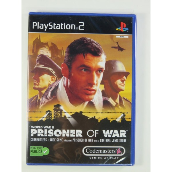 WORLD WAR II - PRISONER OF WAR PS2 PAL-FR NEW