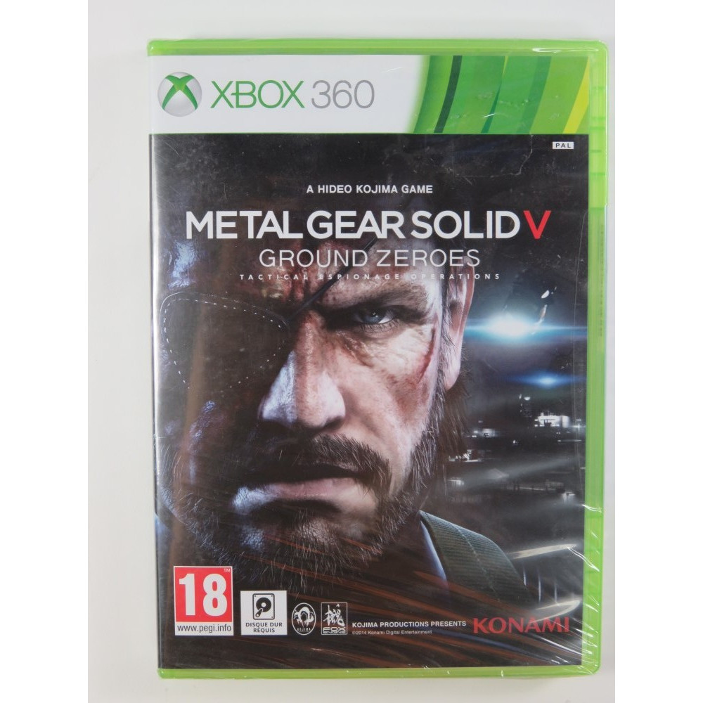 METAL GEAR SOLID V GROUND ZEROES XBOX 360 PAL-FR NEW