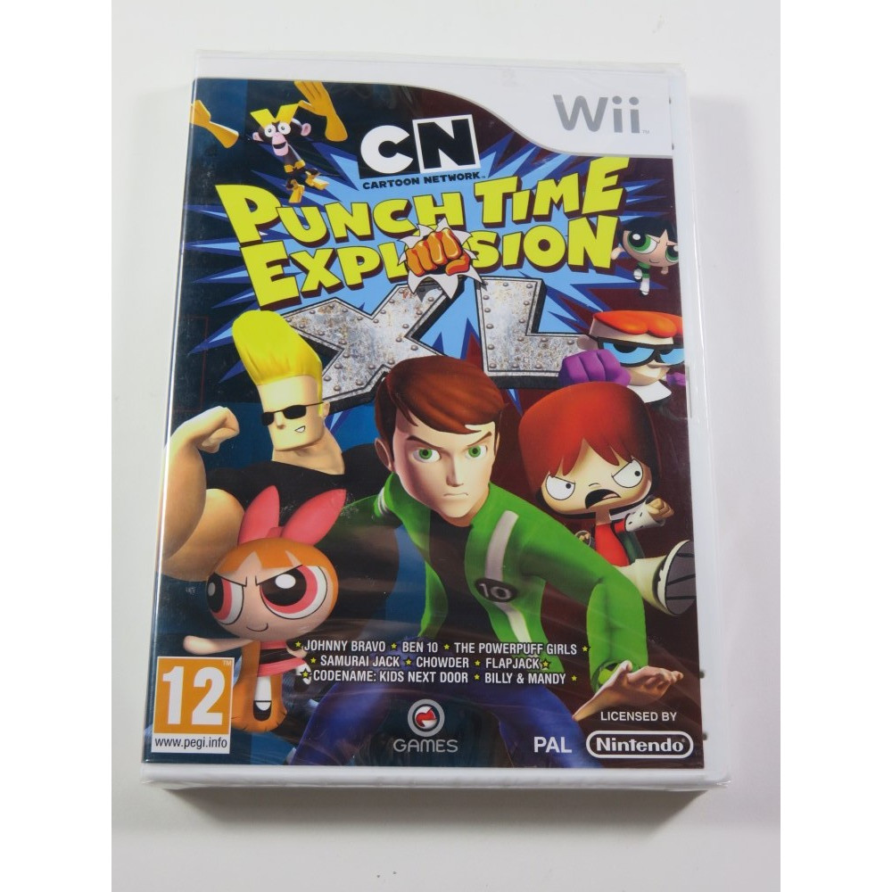 PUNCH TIME EXPLOSION XL WII PAL-EURO NEW