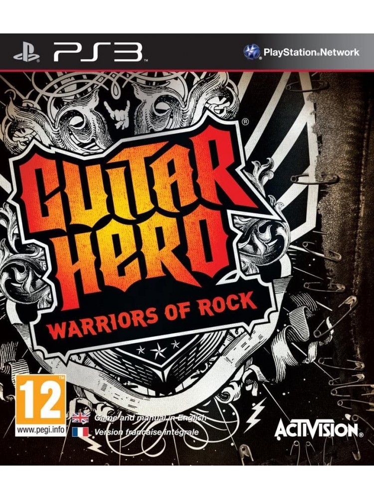 GUITAR HERO WARRIORS OF ROCK PS3 EURO OCCASION (BUNDLE COPY)