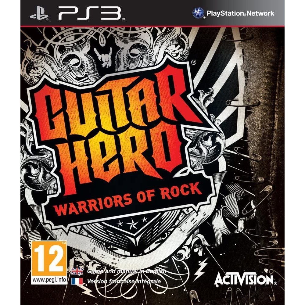 GUITAR HERO WARRIORS OF ROCK PS3 EURO OCCASION (BUNDLE COPY)