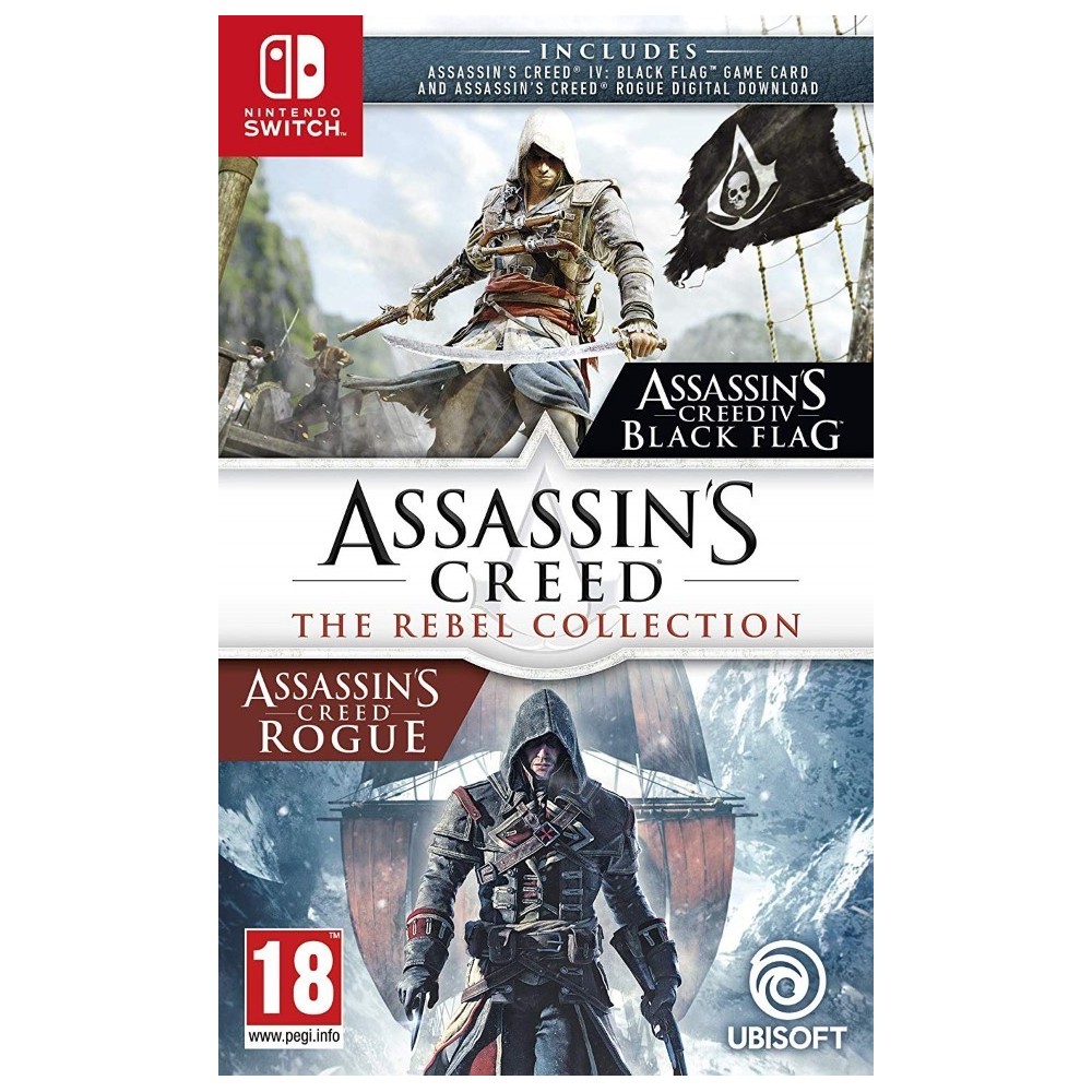 ASSASSIN S CREED IV BLACK FLAG + ROGUE SWITCH FR OCCASION
