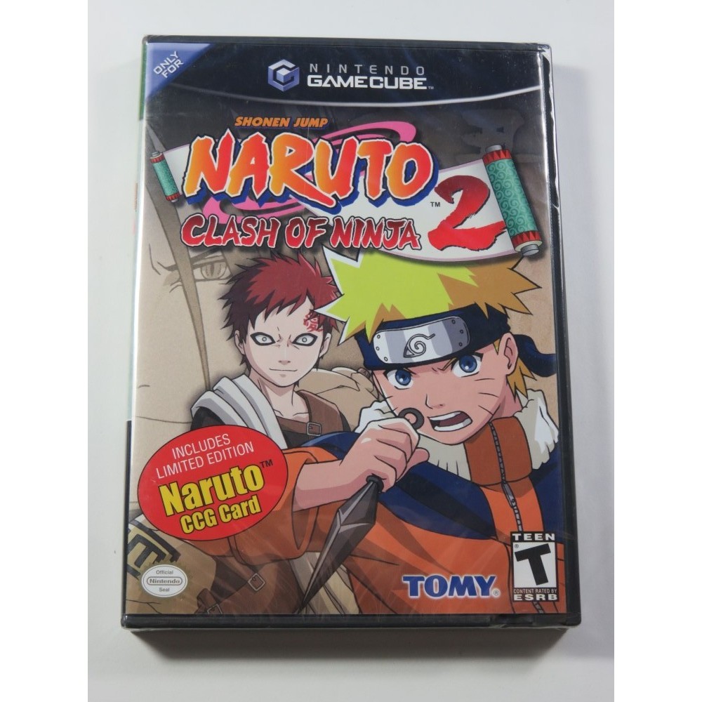 NARUTO - CLASH OF NINJA 2 GAMECUBE NTSC-USA NEUF -  BRAND NEW (OFFICIAL BLISTER)