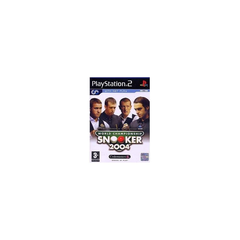 WORLD CHAMPIONSHIP SNOOKER 2004 PS2 PAL-EURO OCCASION