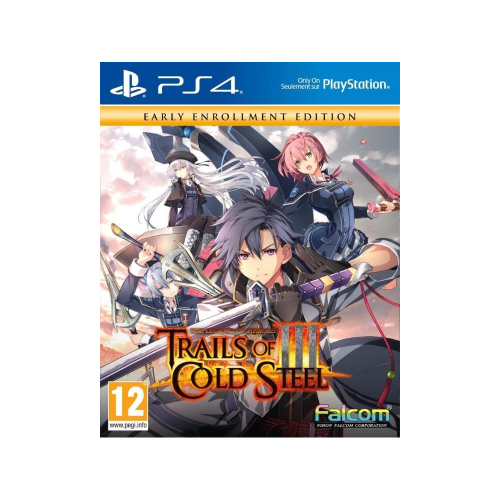 TRAILS OF COLD STEEL III EARLY ENROLLMENT EDITION  PS4 FR NEW