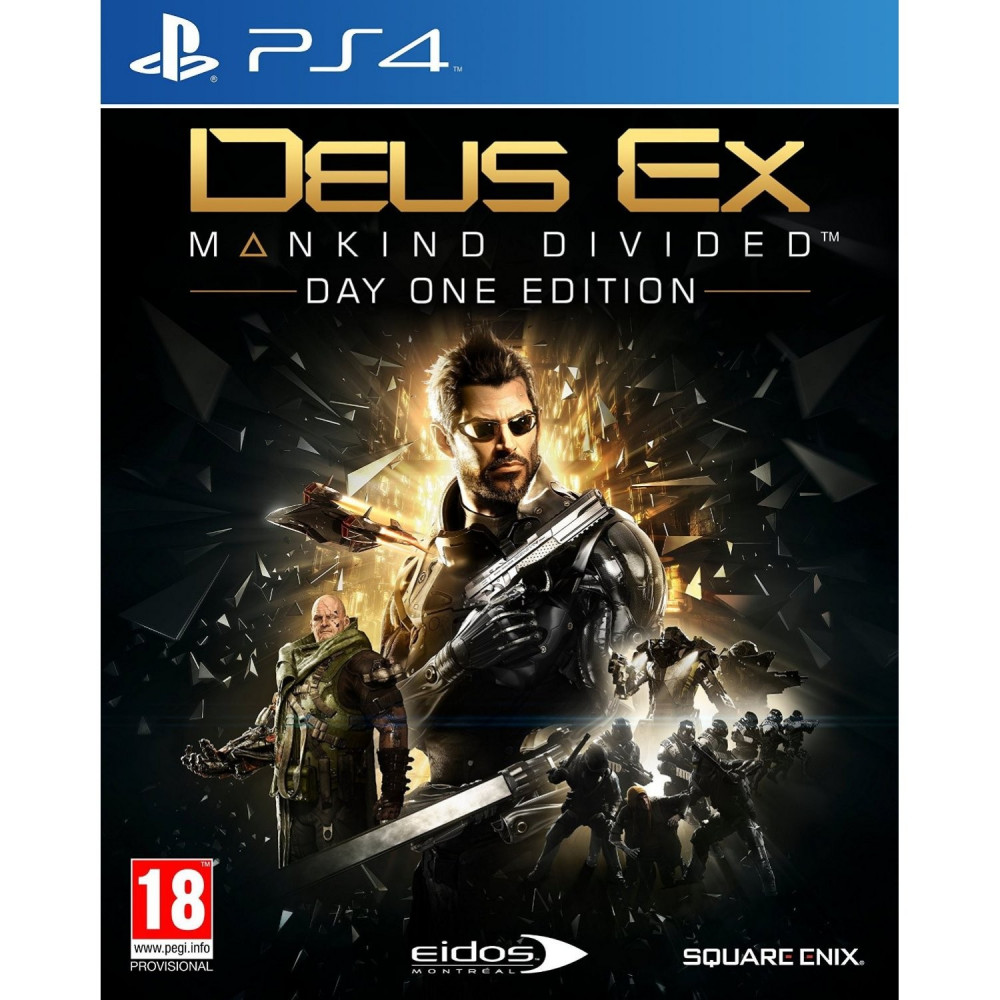 DEUS EX MANKIND DIVIDED EDITION DAY ONE PS4 UK NEW