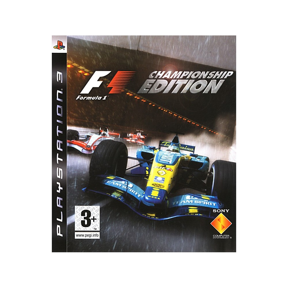 FORMULA ONE CHAMPIONSHIP EDITION PS3 FR OCCASION