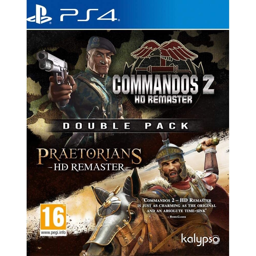 COMMANDOS 2 & PRAETORIANS HD REMASTERED DOUBLE PACK PS4 EURO FR NEW