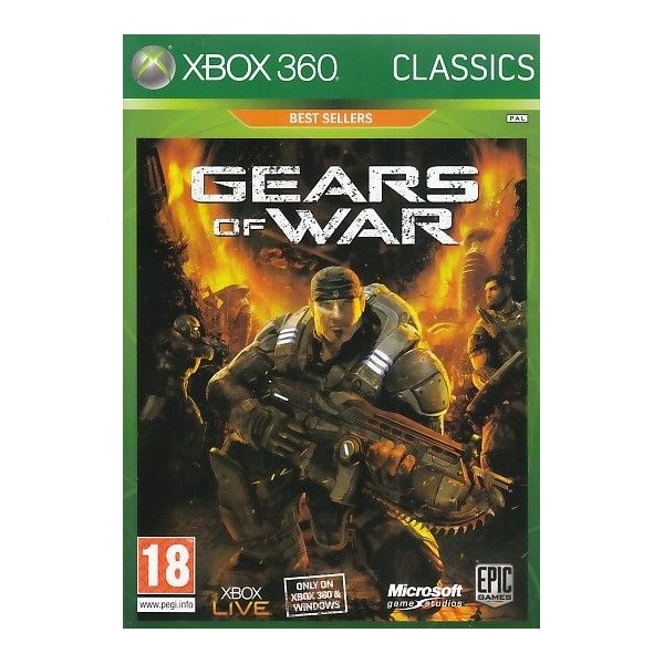 GEARS OF WAR (CLASSICS) XBOX 360 PAL FR OCCASION (SANS NOTICE)
