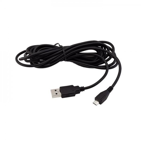 CABLE MICRO USB 3 METRES PS4 EURO NEW