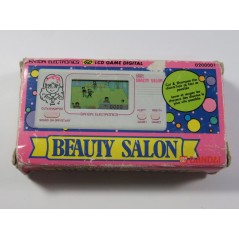 BEAUTY SALON BANDAI LCD ELECTRONIC GAME DIGITAL EURO (COMPLET - GOOD CONDITION) (SERIAL 2062104)