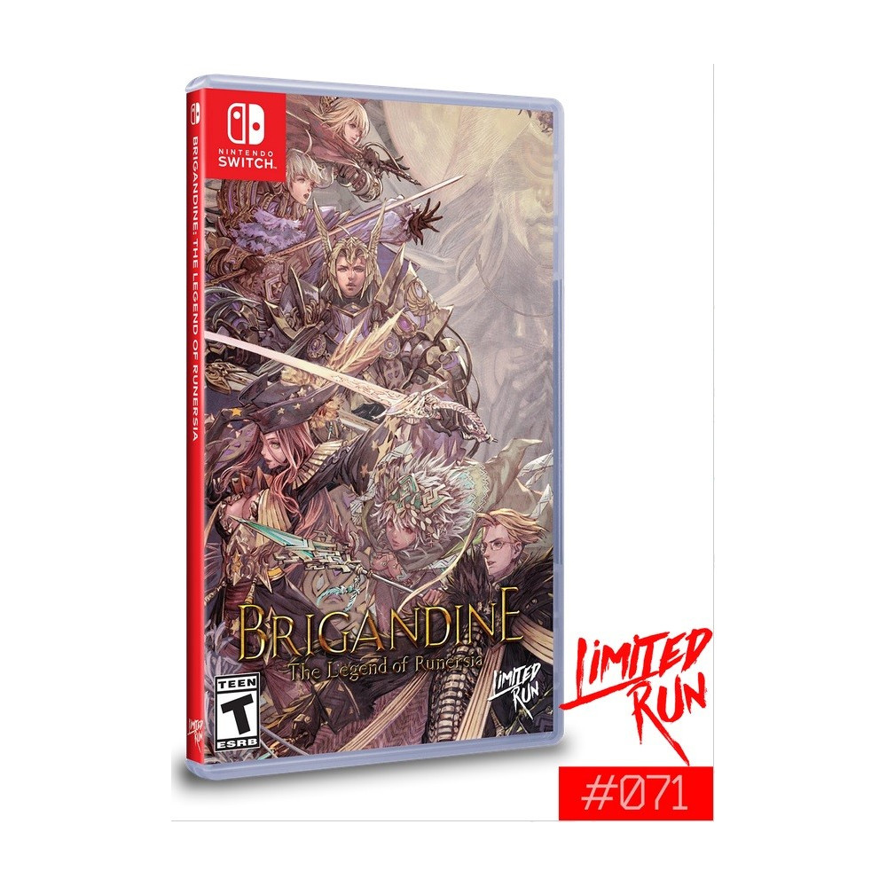 BRIGANDINE THE LEGEND OF RUNERSIA SWITCH US NEW(LIMITED RUN COLLECTION)
