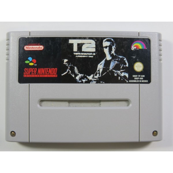 T2 TERMINATOR 2 JUDGMENT DAY SUPER NINTENDO (SNES) PAL-EUR (CARTRIDGE ONLY - GOOD CONDITION)