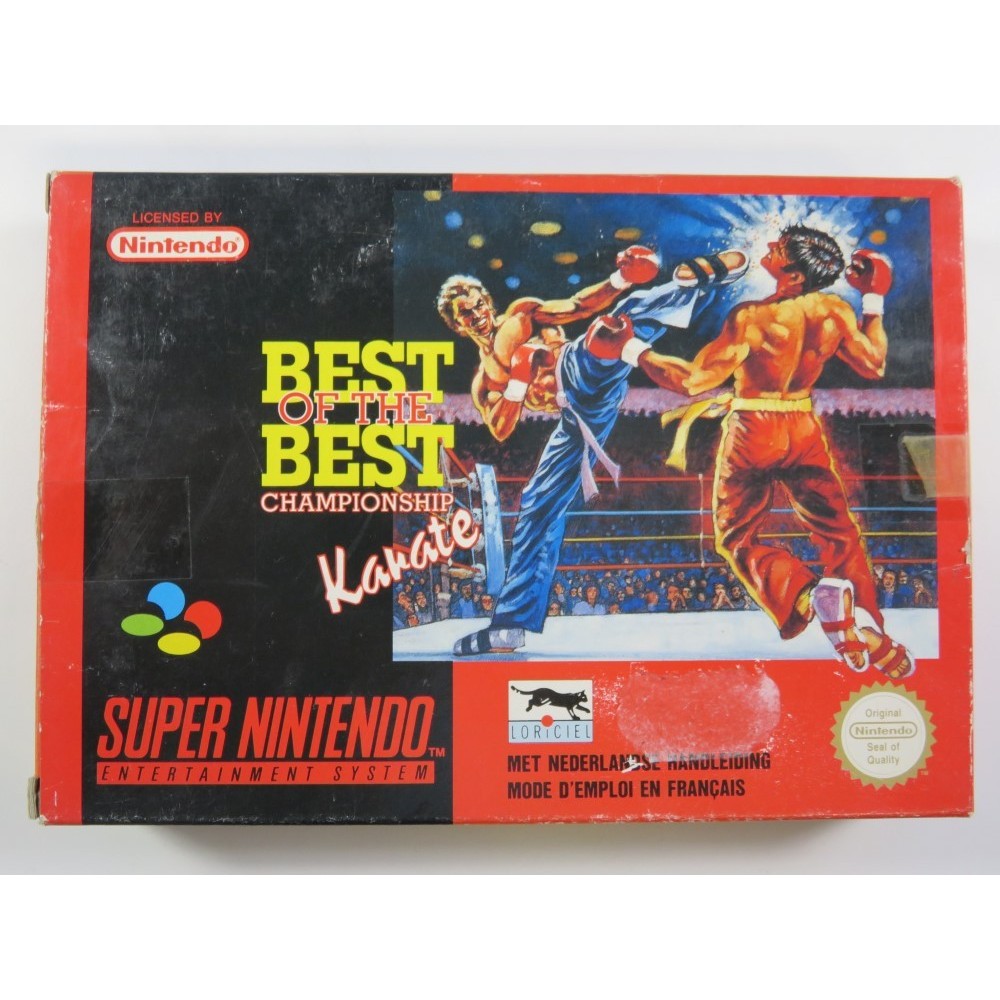 BEST OF THE BEST CHAMPIONSHIP SUPER NINTENDO (SNES) PAL-FAH ( COMPLETE)