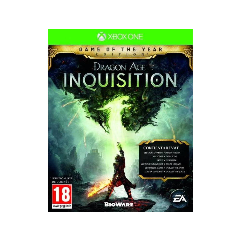 DRAGON AGE INQUISITION GAME OF THE YEAR EDITION XONE PAL OCC