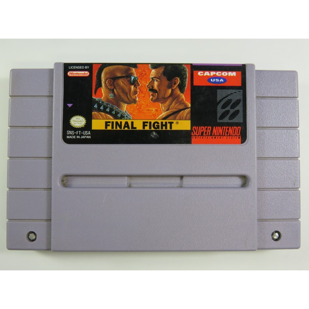 FINAL FIGHT SUPER NINTENDO (SNES) NTSC-USA (CARTRIDGE ONLY - GOOD CONDITION)