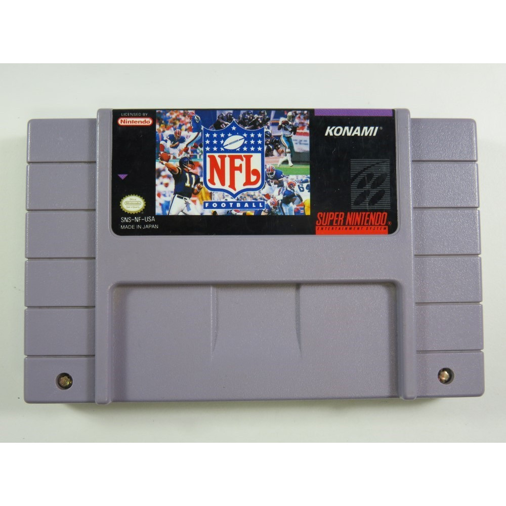 NFL FOOTBALL SUPER NINTENDO (SNES) NTSC-USA (CARTRIDGE ONLY - GOOD CONDITION)