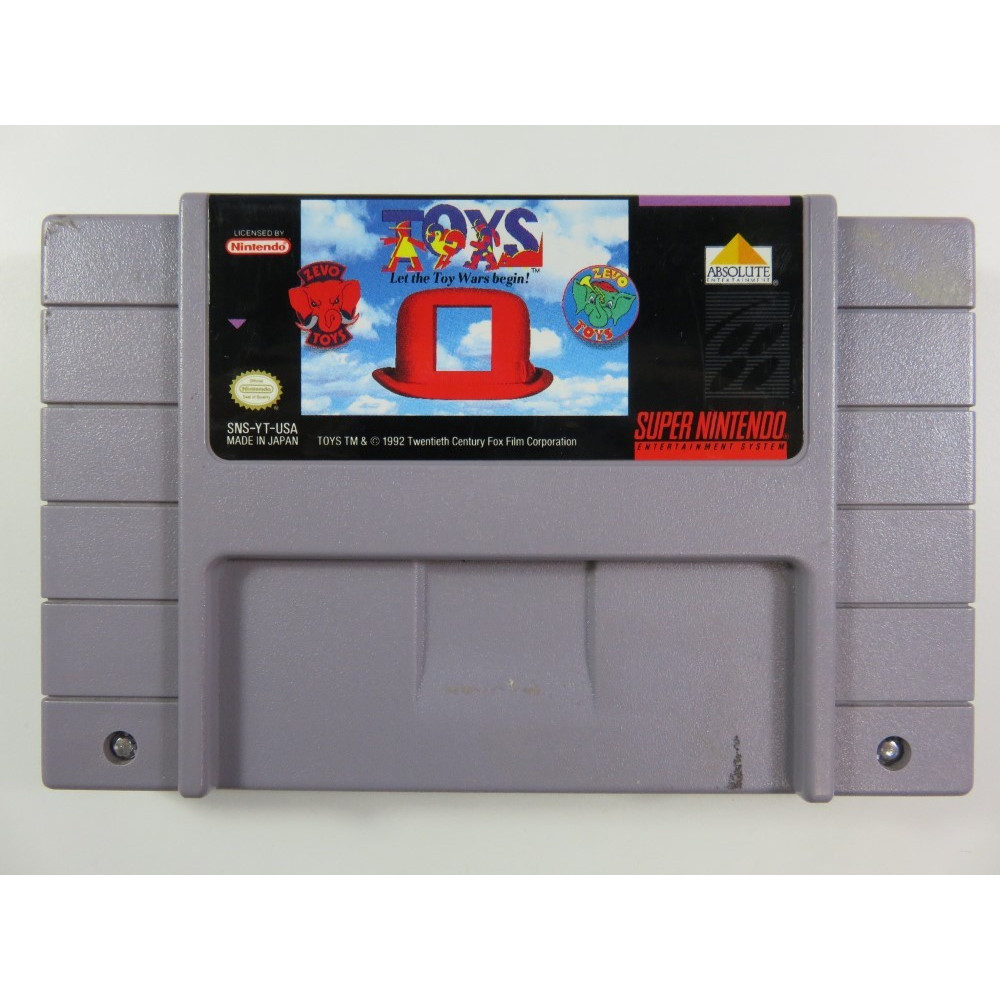 TOYS LET S TOY WAR BEGIN SUPER NINTENDO (SNES) NTSC-USA (CARTRIDGE ONLY - GOOD CONDITION)