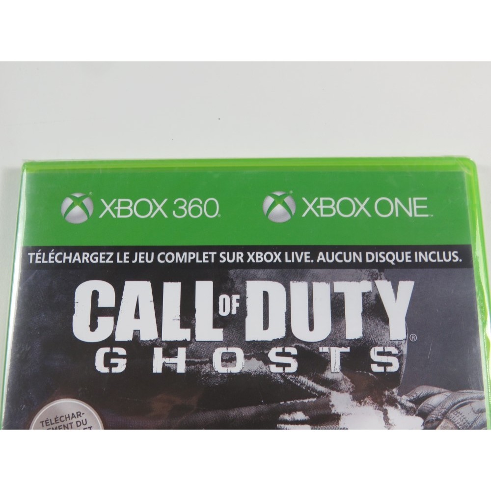 CALL OF DUTY GHOSTS - EDITION DIGITALE - AUCUN DISQUE XBOX ONE PAL-FR NEUF - BRAND NEW