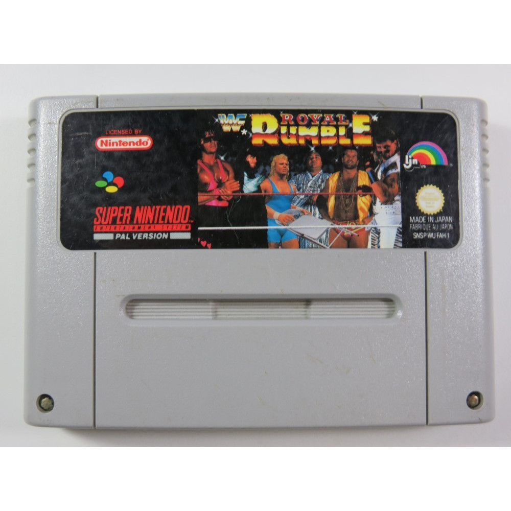 WWF ROYAL RUMBLE SUPER NINTENDO (SNES) PAL-FAH-1 (CARTRIDGE ONLY - GOOD CONDITION)