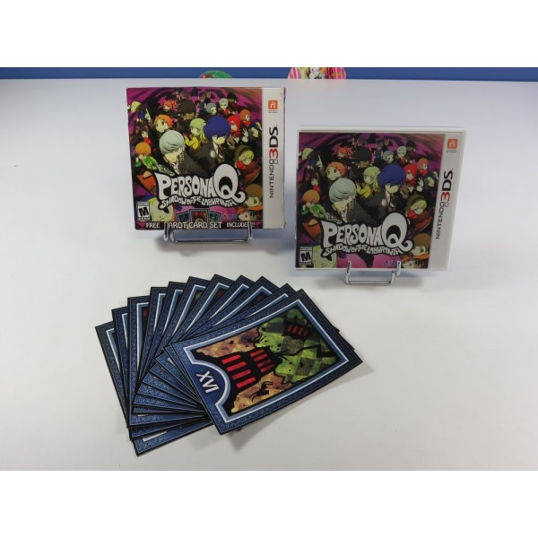 PERSONA Q SHADOW OF THE LABYRINTH (TAROT CARD SET INCLUDED) NINTENDO 3DS NTSC-USA (COMPLET - GOOD CONDITION)