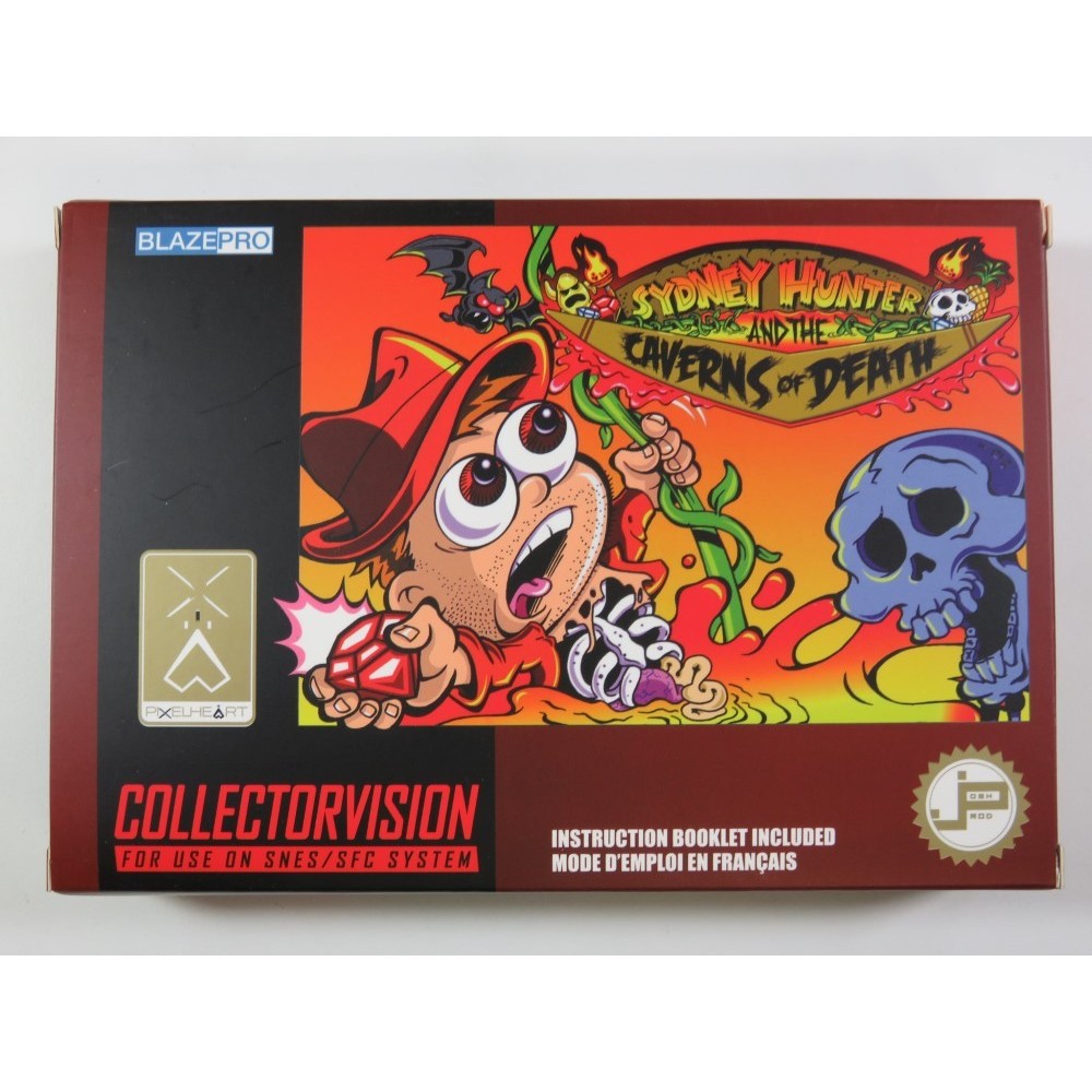 SYDNEY HUNTER AND THE CAVERNS OF DEATH SUPER NINTENDO (SNES) PAL-FR (NEUF - BRAND NEW)