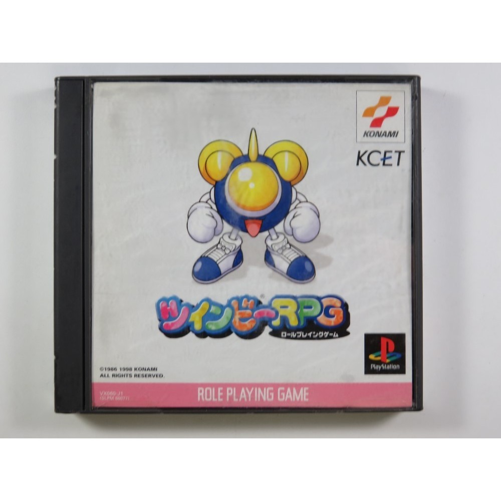 TWINBEE RPG PLAYSTATION 1 (PS1) NTSC-JPN (COMPLETE WITH SPIN CARD AND REG CARD AND STICKERS - GOOD CONDITION)