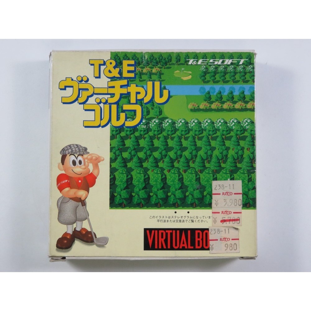 T & E VIRTUAL GOLF NINTENDO VIRTUALBOY NTSC-JPN (COMPLETE - GOOD CONDITION) BOY VIRTUAL