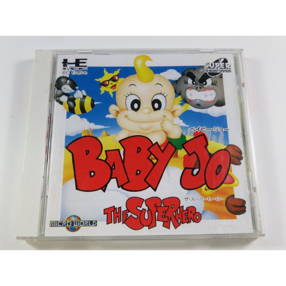 BABY JO THE SUPER HERO NEC SUPER CD-ROM2 NTSC-JPN (COMPLETE - GOOD CONDITION)
