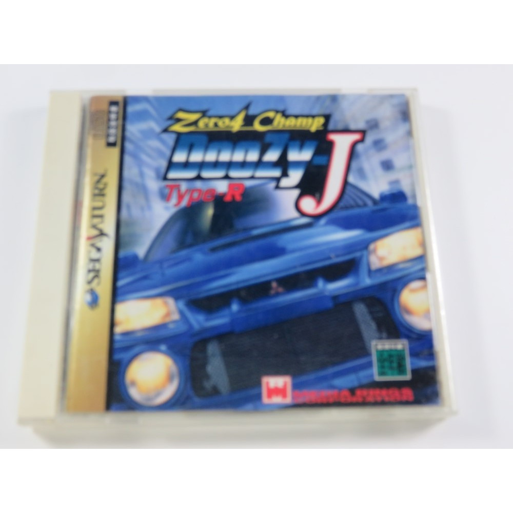 ZERO4 CHAMP DOOZY-J TYPE-R SEGA SATURN NTSC-JPN (COMPLETE WITH SPIN CARD - GOOD CONDITION)