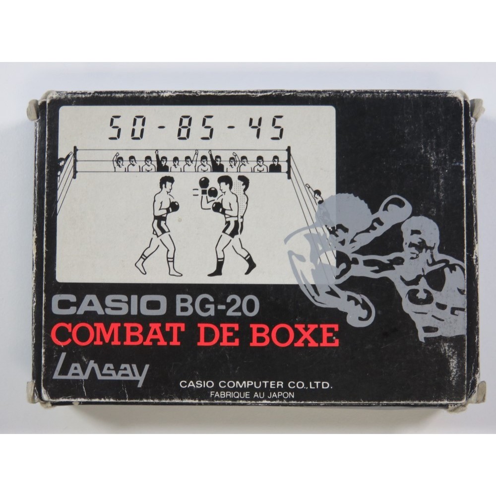 CASIO BG-20 COMBAT DE BOXE (COMPLETE WITH MANUAL - VERY GOOD CONDITION) VINTAGE GAME LANSAY