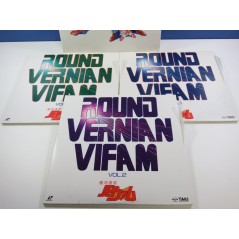 LD ROUND VERNIAN VIFAM (T.ASHIDA) 2 BOXES FULL SET (12 LASER DISCS+BOOKLET) NTSC-JPN