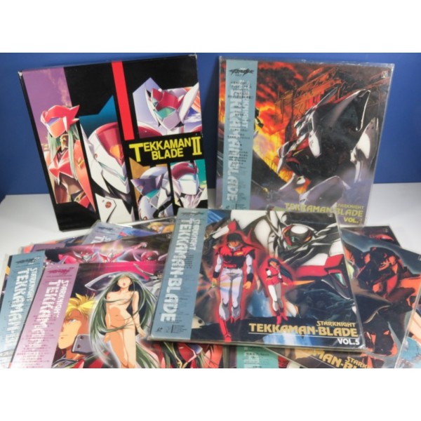 LD STAR KNIGHT TEKKAMAN BLADE I & II FULL SET (18 LASER DISCS) NTSC-JPN YOSHITAKA AMANO