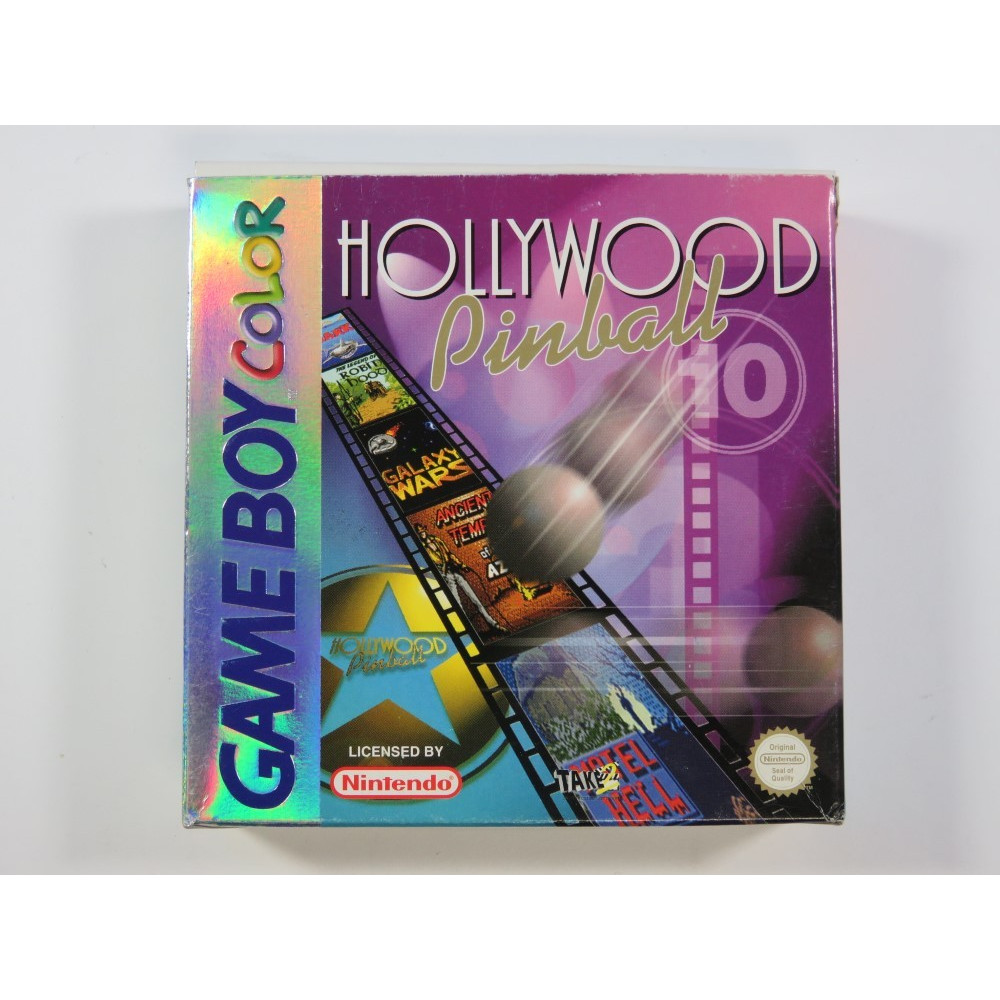 HOLLYWOOD PINBALL GAMEBOY COLOR (GBC) EUR (COMPLETE - GOOD CONDITION)