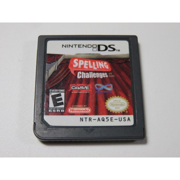 SPELLING CHALLENGES AND MORE NINTENDO DS (NDS) USA (CARTRIDGE ONLY)