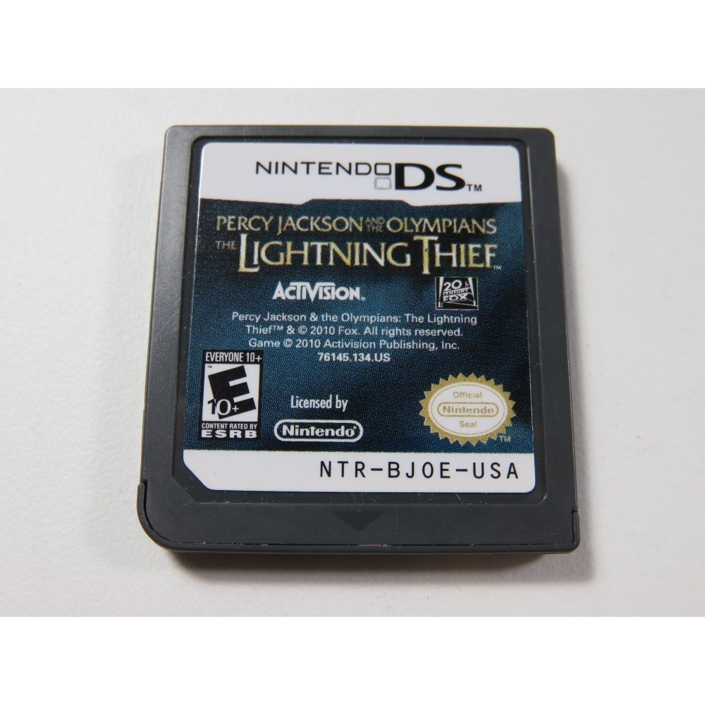PERCY JACKSON & THE OLYMPIANS : THE LIGHTNING THIEF NINTENDO DS (NDS) USA (CARTRIDGE ONLY)