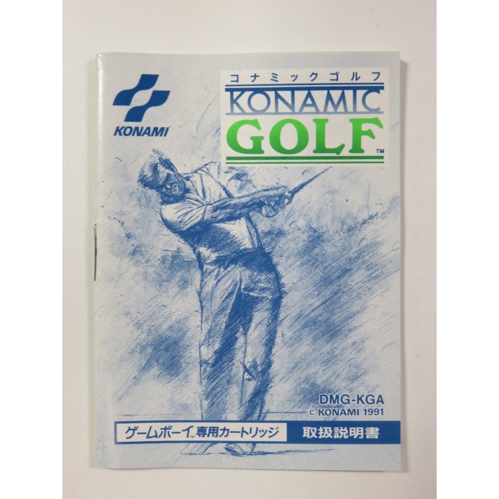 KONAMIC GOLF GAMEBOY (GB) JPN (COMPLETE WITH REG CARD - BOX SUNFADE) - (GOOD CONDITION OVERALL)