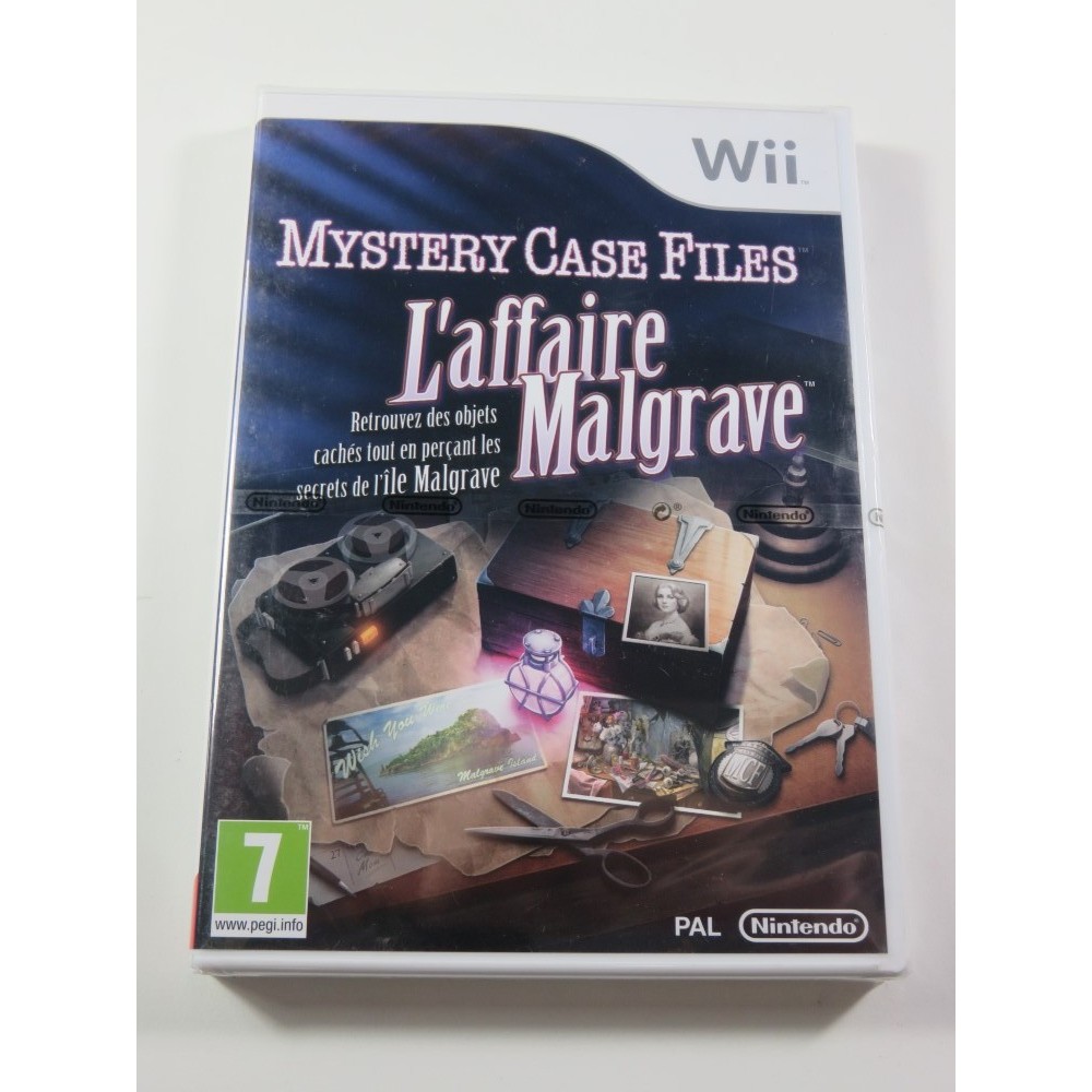 MYSTERY CASE FILES - L AFFAIRE MALGRAVE WII PAL-FR NEW